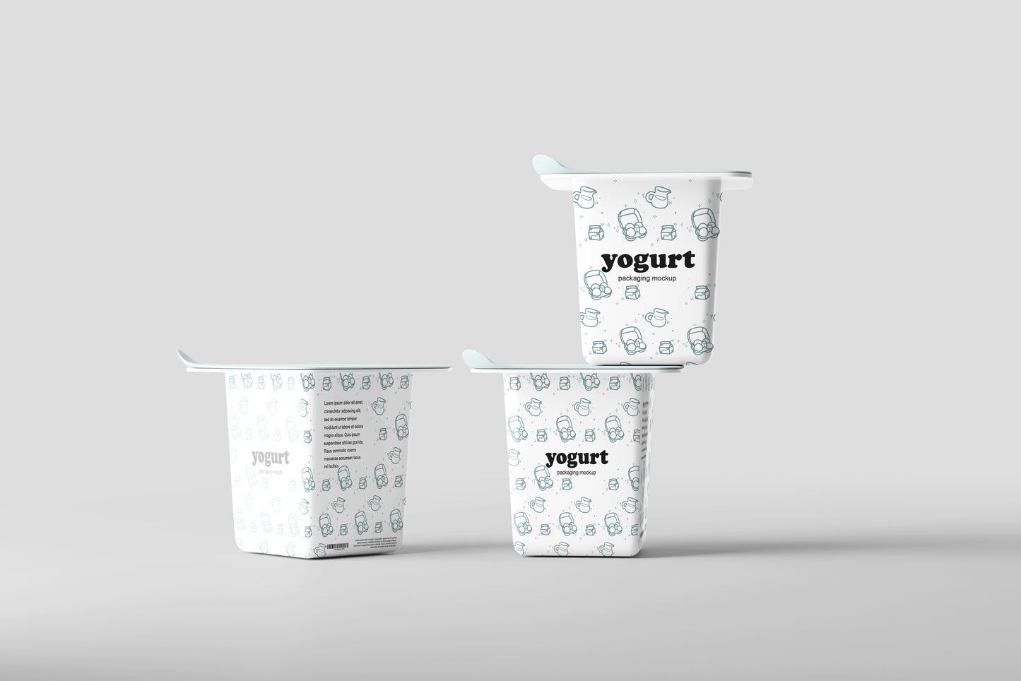 Yogurt or Ice Cream Cup Mockup