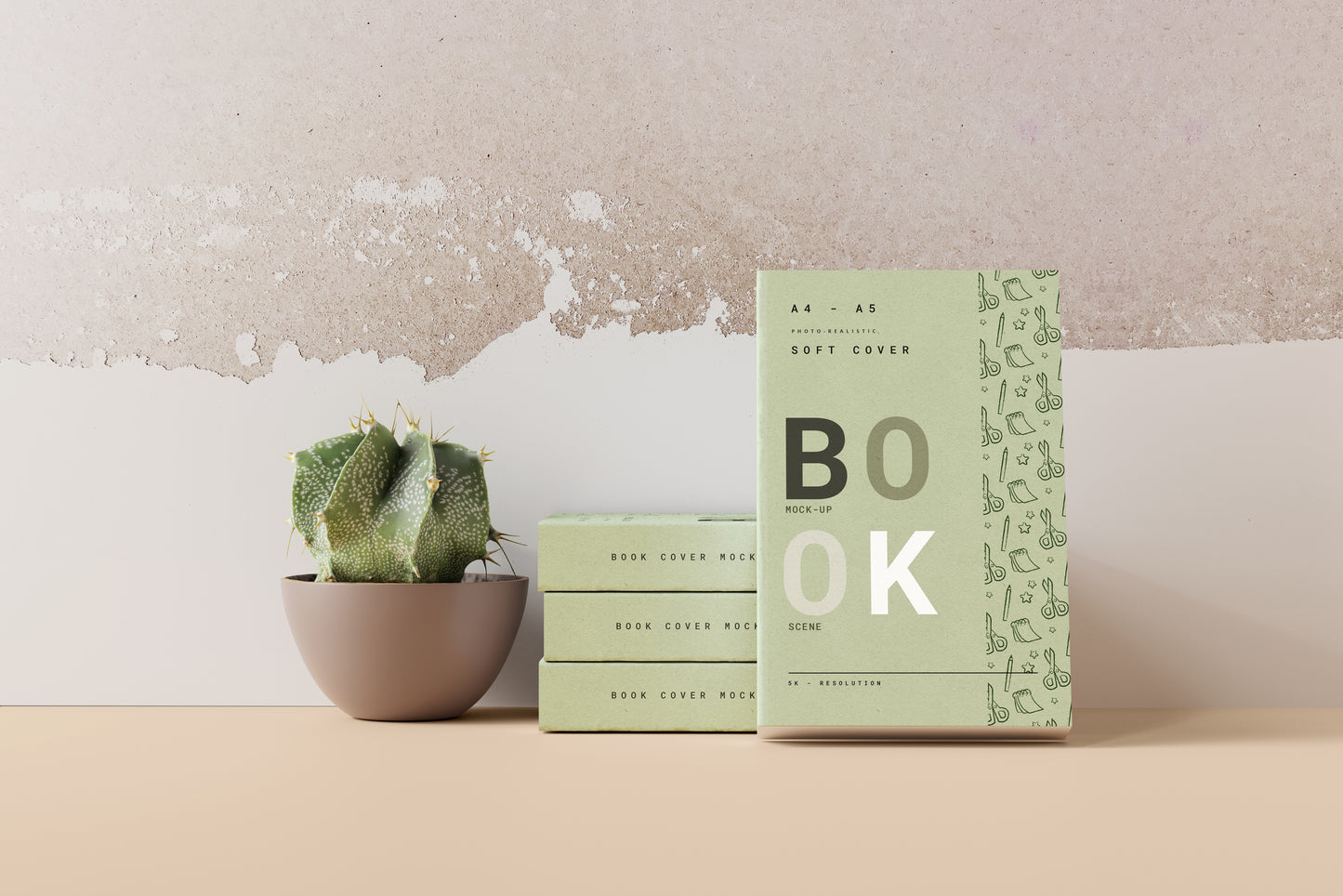 Softcover Large Book Mockups