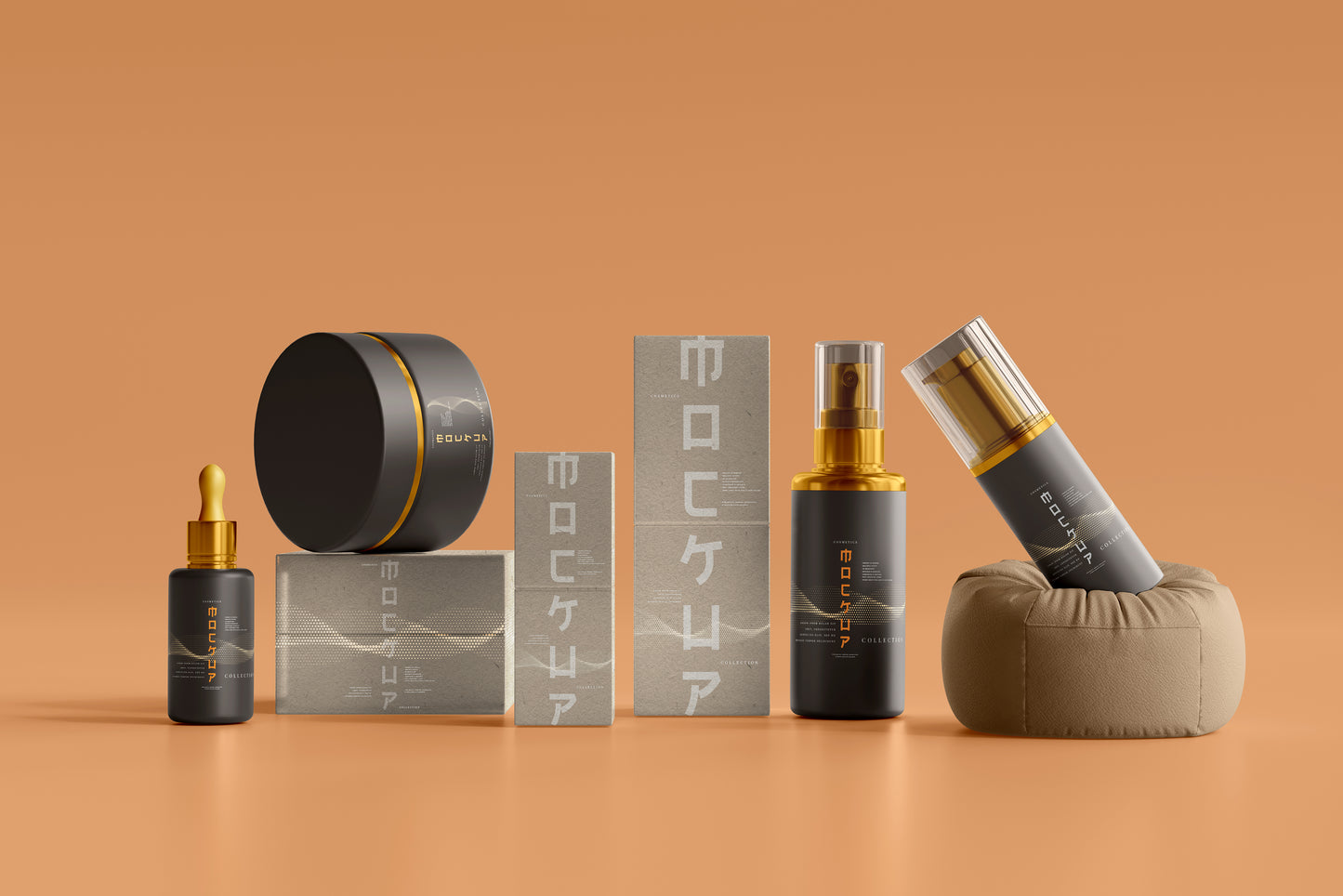 Cosmetic Branding Mockup Collection