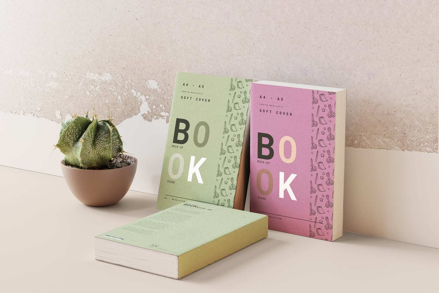 Softcover Large Book Mockups