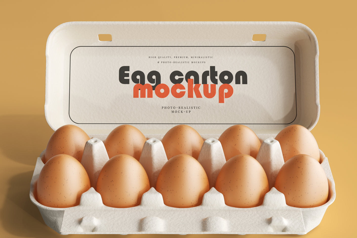 Egg Carton Mockup