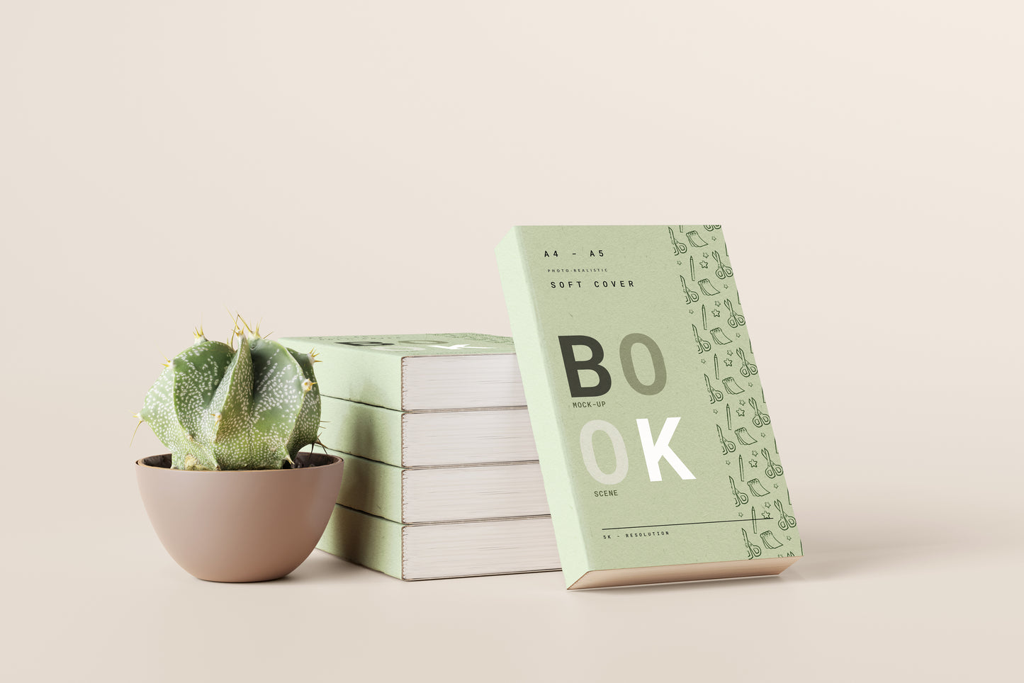 Softcover Large Book Mockups