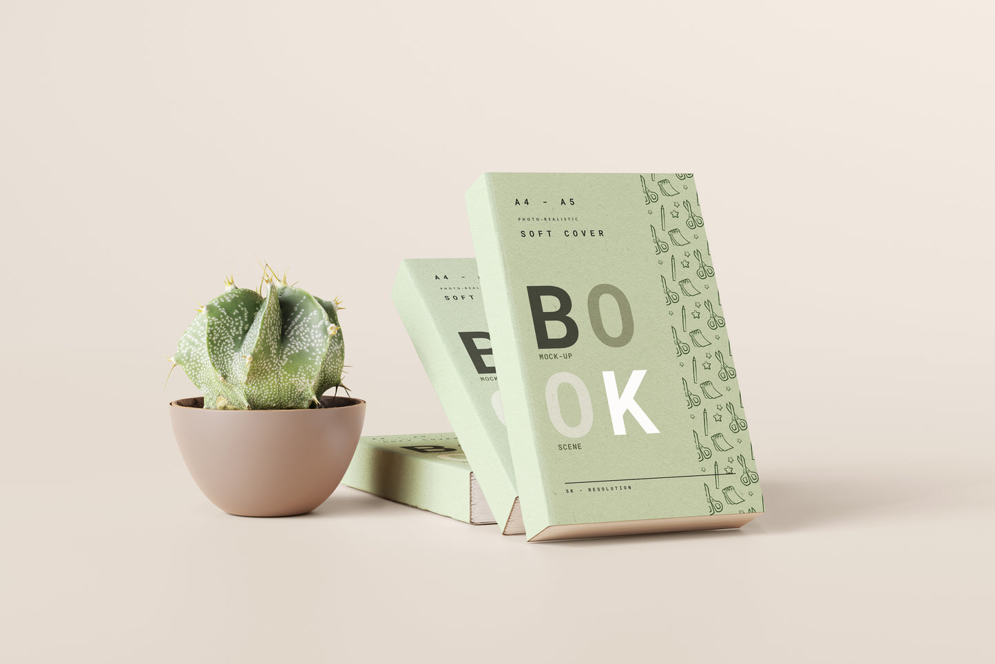 Softcover Large Book Mockups