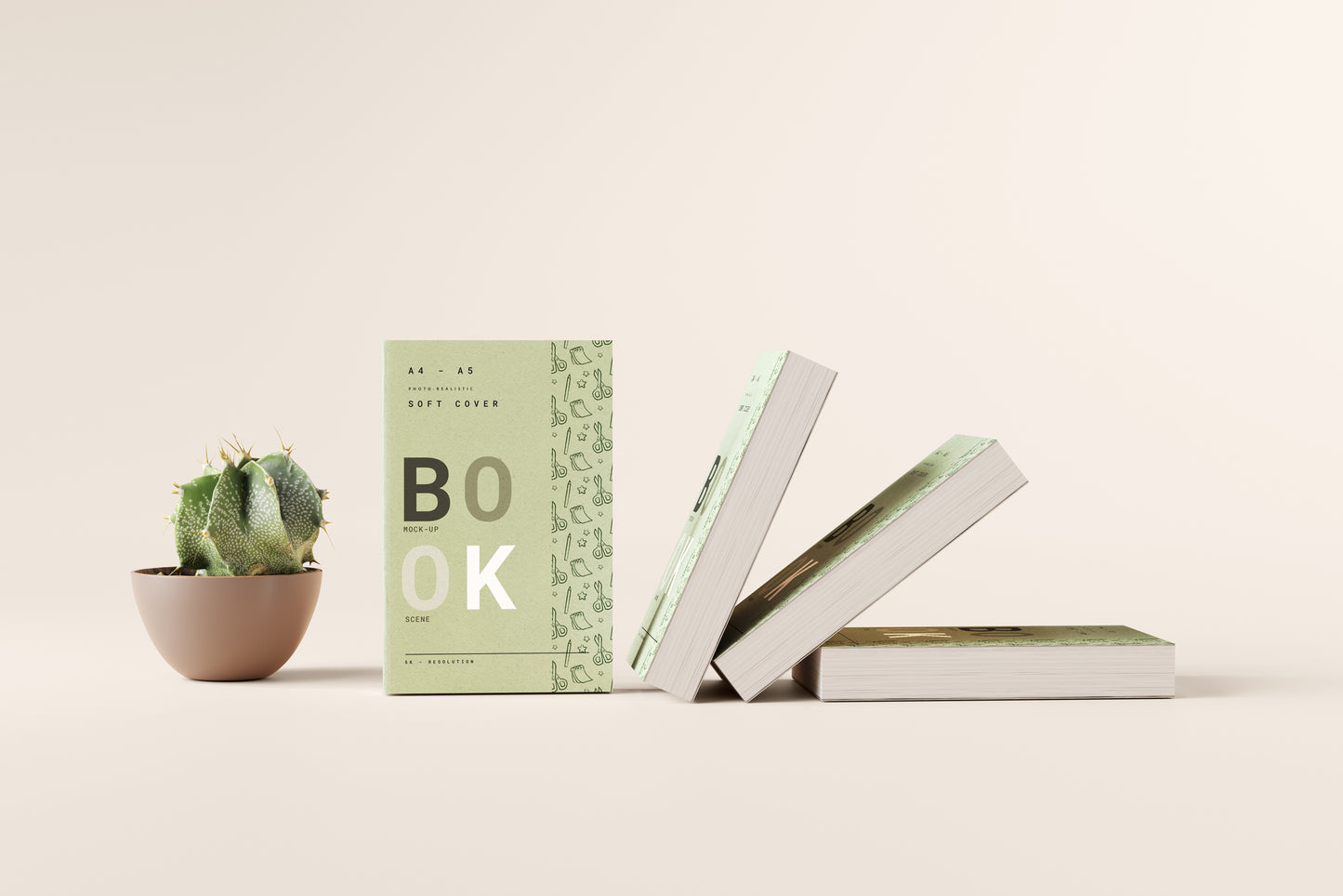 Softcover Large Book Mockups