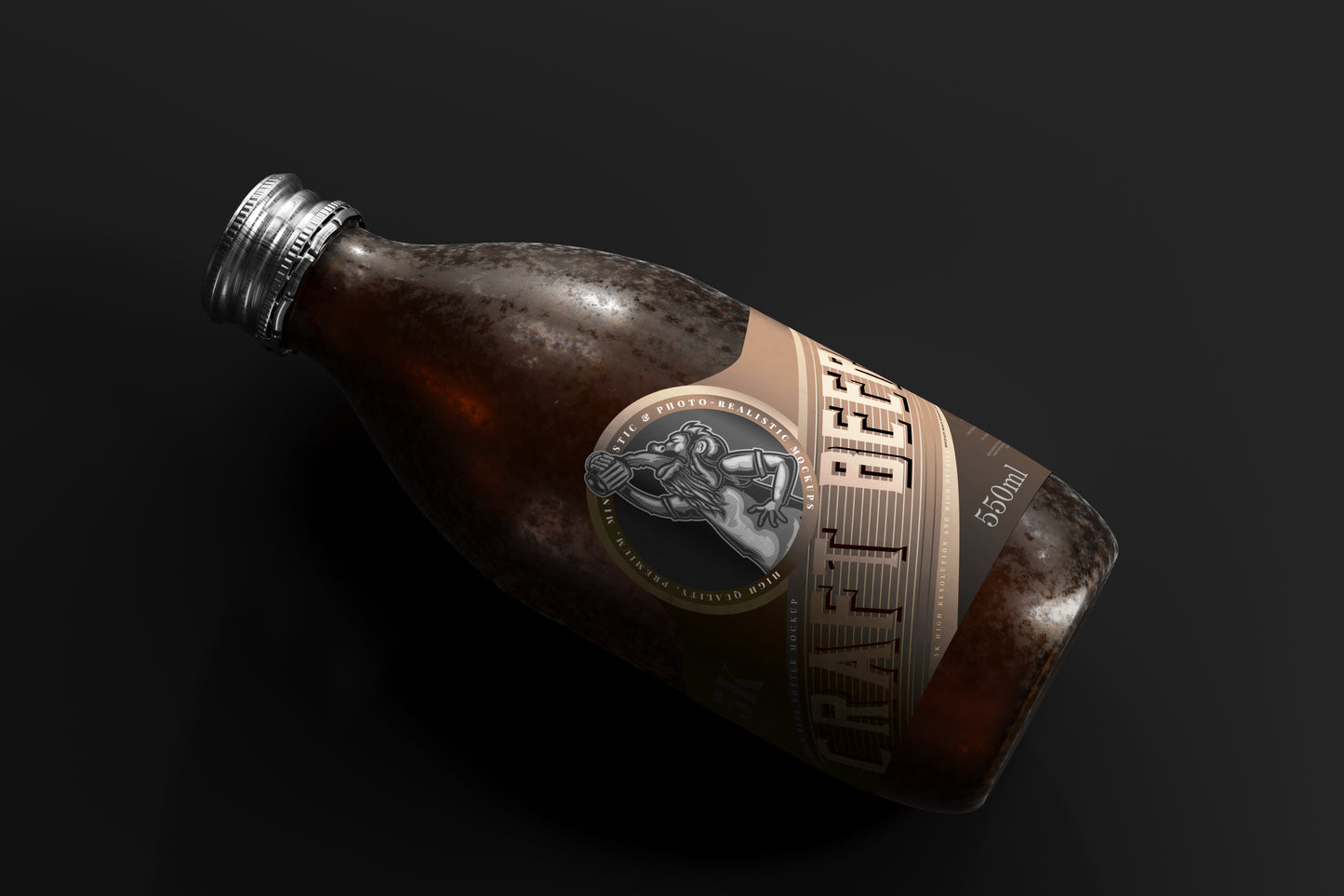 Cold Beer Bottle Mockups