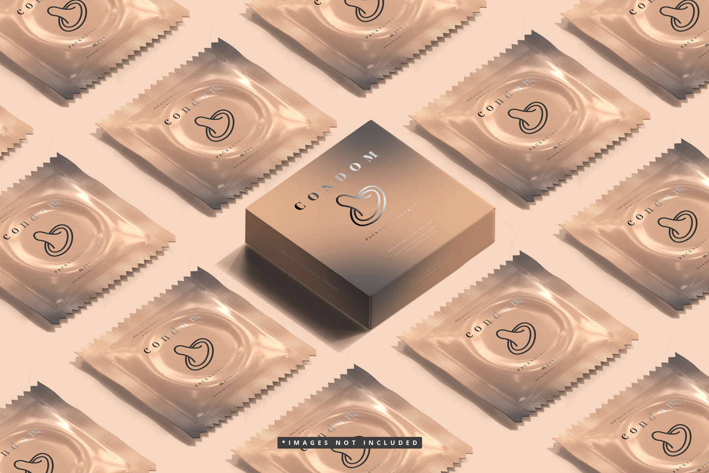 Condom Packaging Mock-up