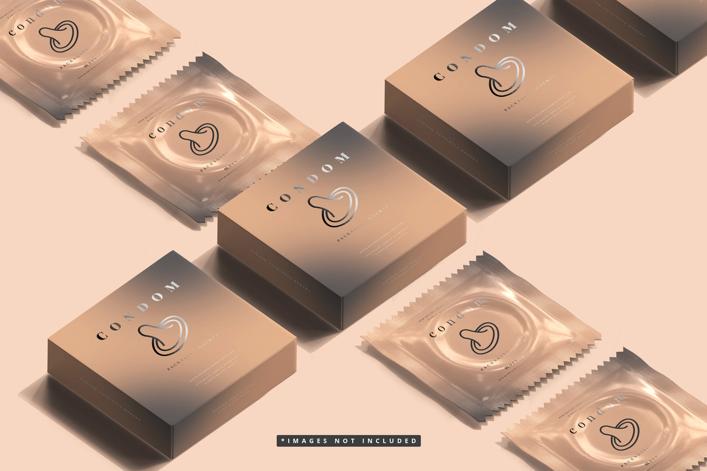 Condom Packaging Mock-up