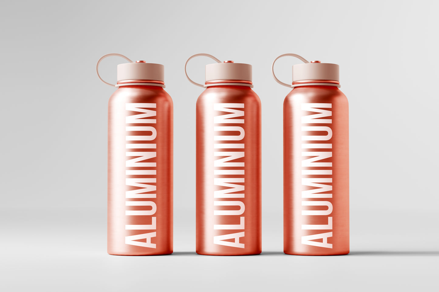 Aluminum Water Bottle Mockups