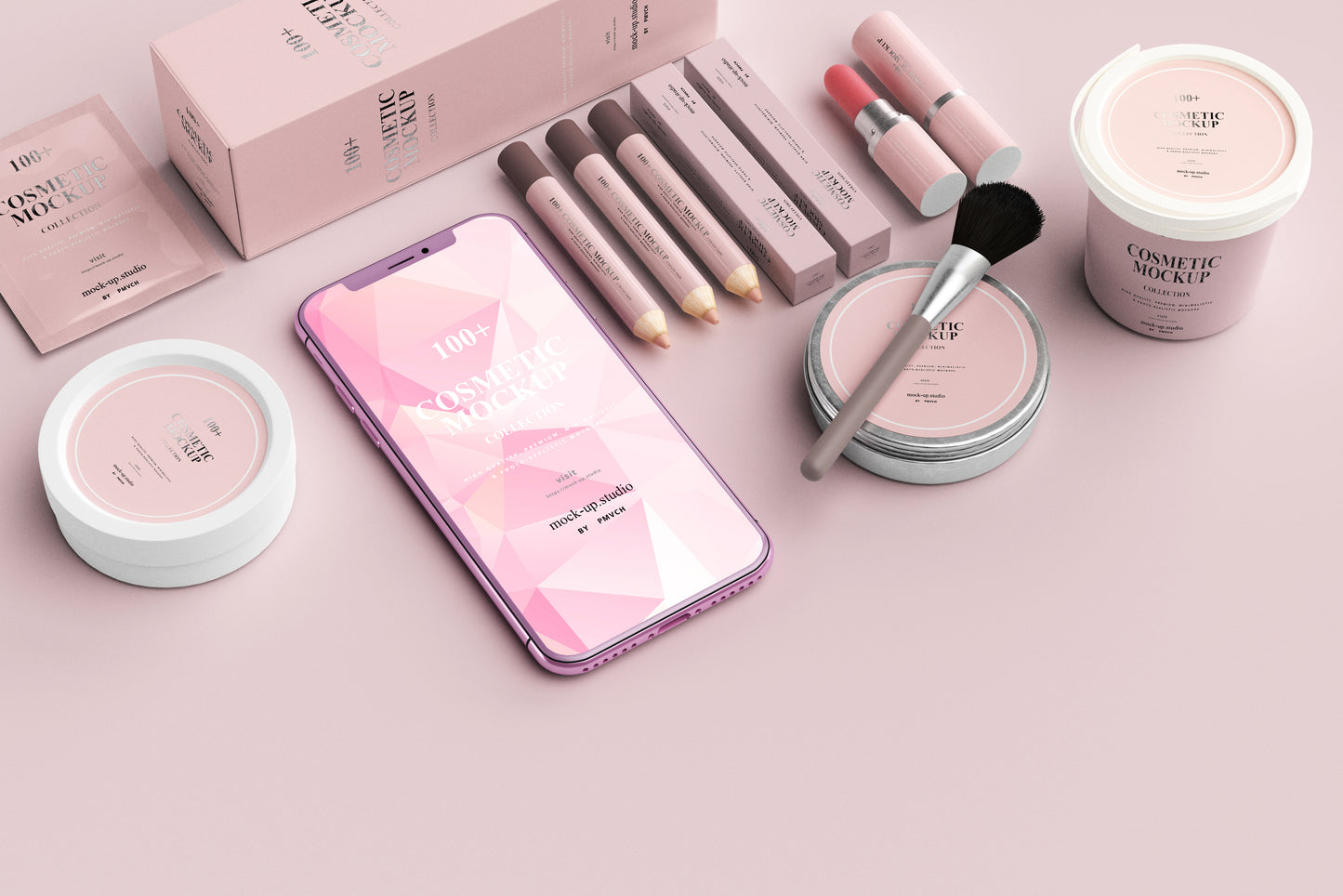 100+ Cosmetic Mock-up Collection