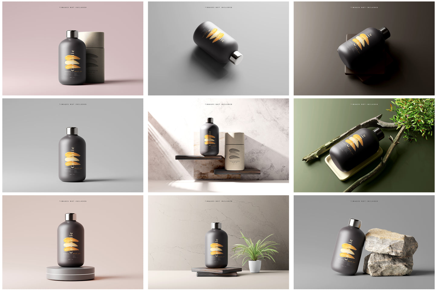 The Ultimate Bottle Mockup Bundle