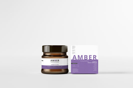 Amber Glass Jar Mockups